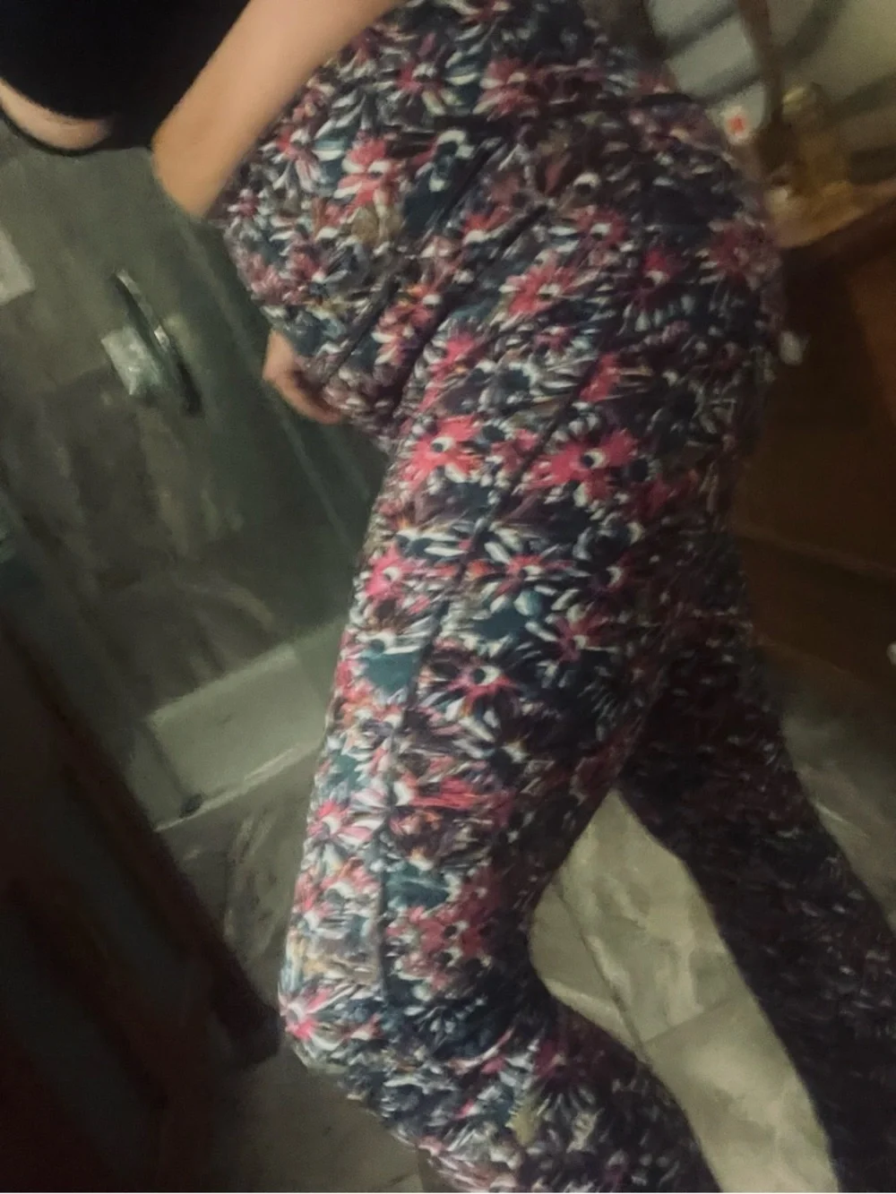 NWOT SIZE 10 LULULEMON High-Rise Floral Print Women's Leggings - Pink Multi - Picture 5 of 5